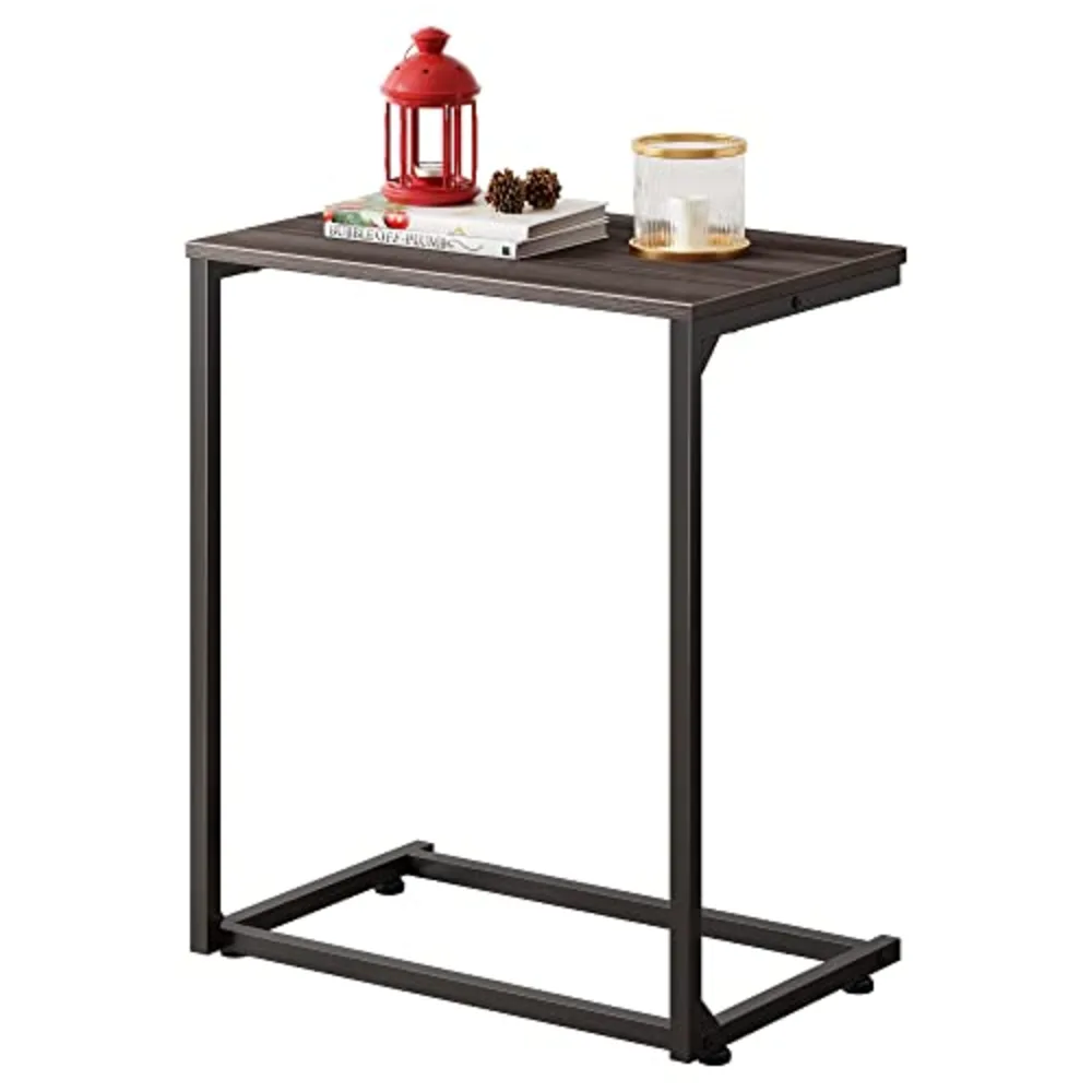 C Shaped End Table