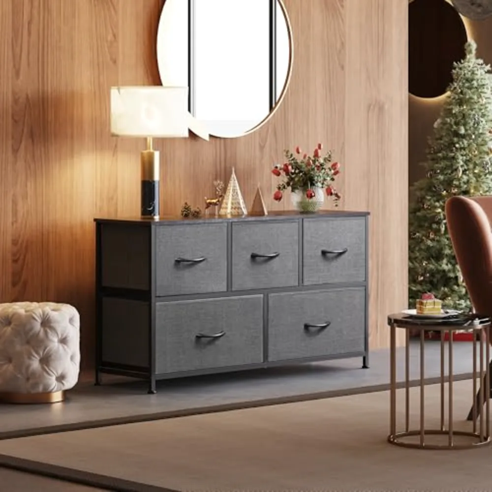 Dresser for Bedroom with 5 Drawers, view 4