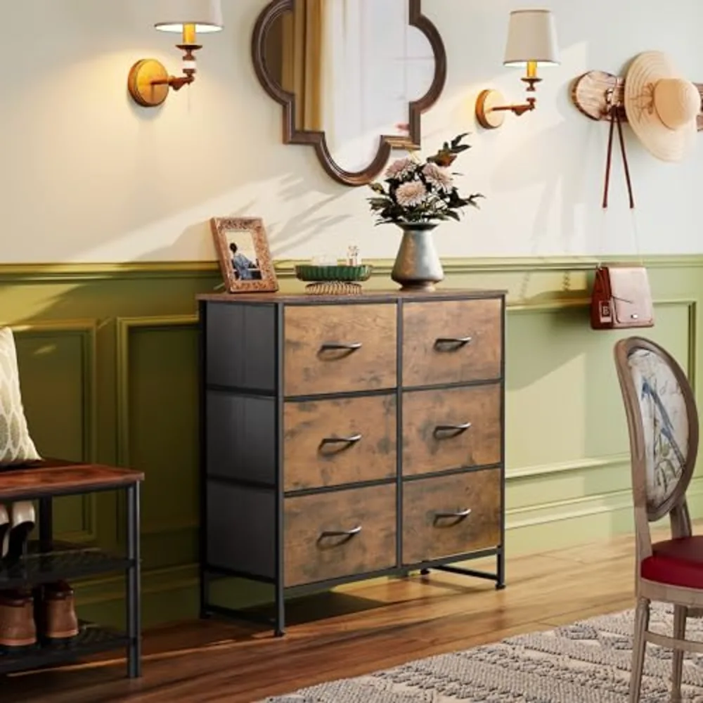 Dresser for Bedroom with 6 Drawers, view 2