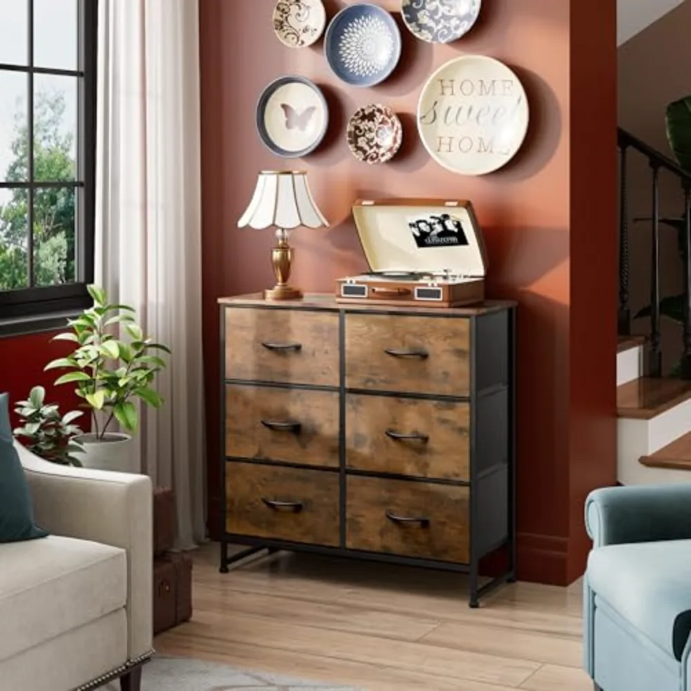 Dresser for Bedroom with 6 Drawers, view 4