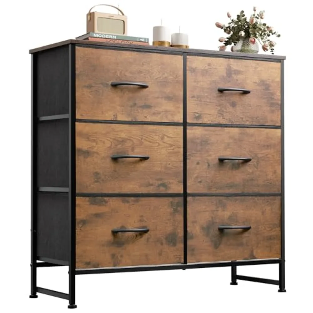 Dresser for Bedroom with 6 Drawers, view 2