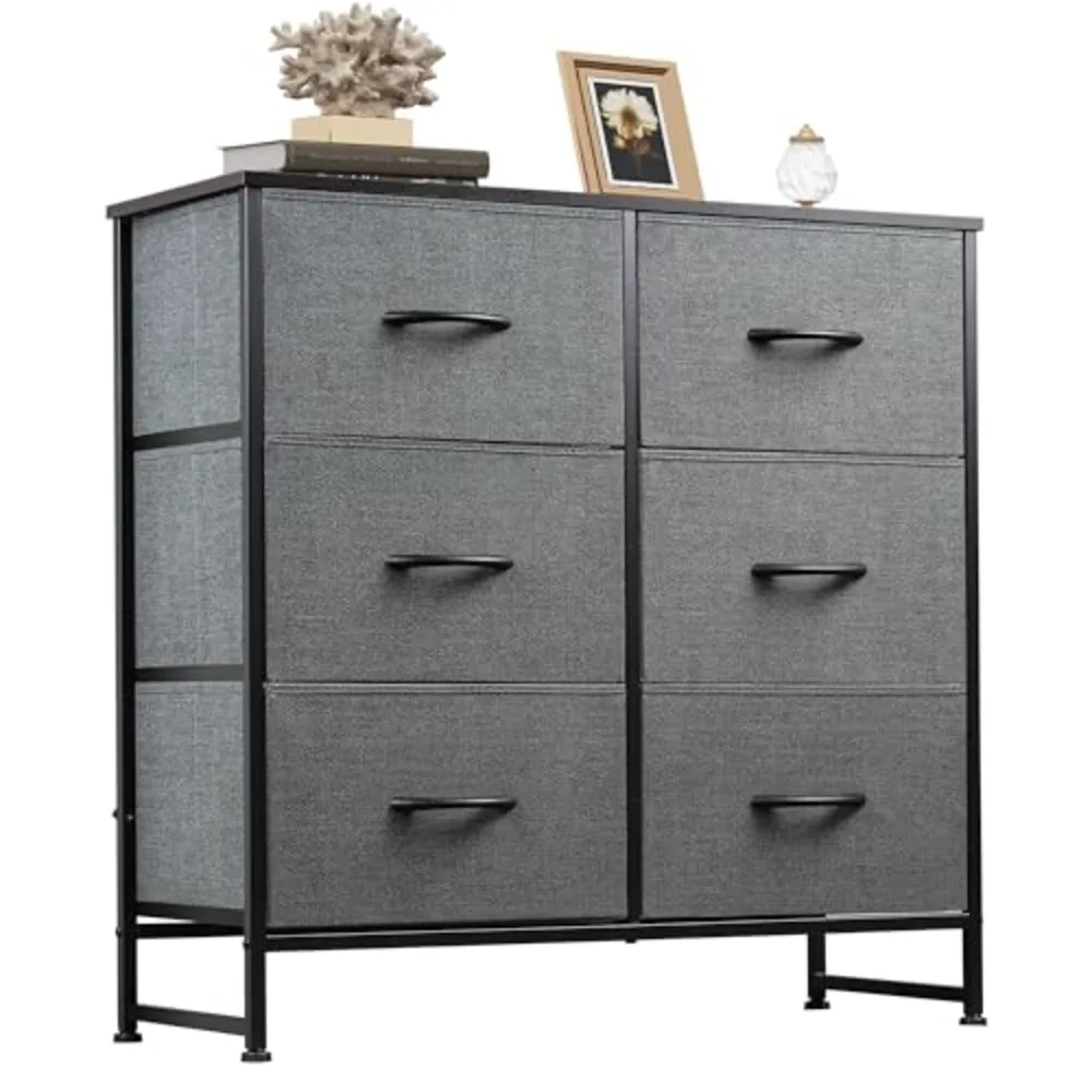 Dresser for Bedroom with 6 Drawers