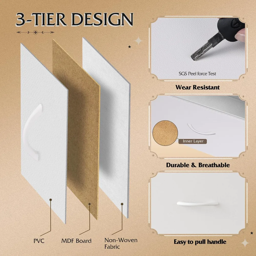 Fabric Dresser for Bedroom, view 6