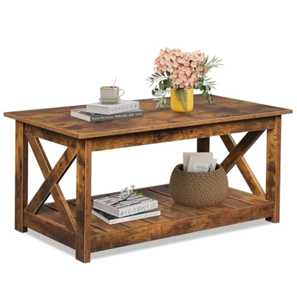 Farmhouse Coffee Table for Living Room