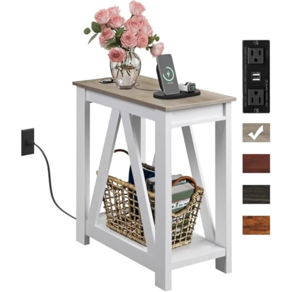 Farmhouse End Tables Living Room
