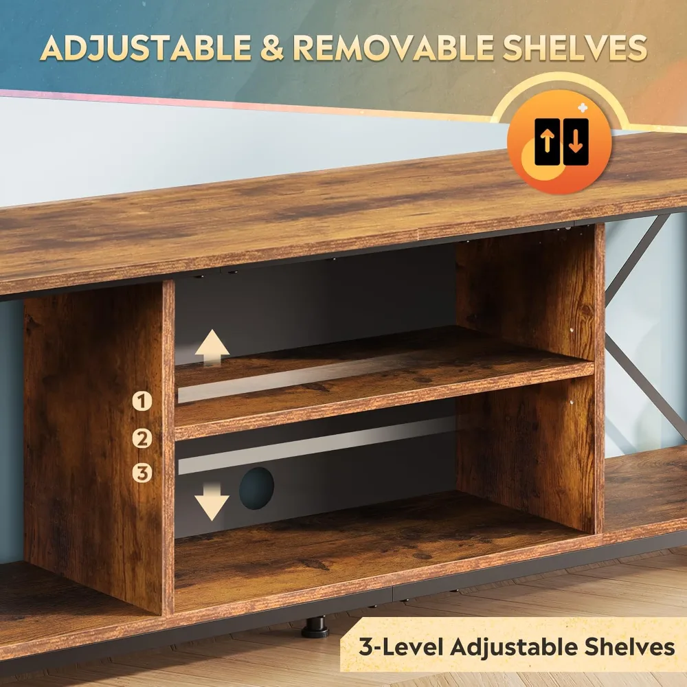 Industrial TV Stand for Up to 70 inch TV, view 6