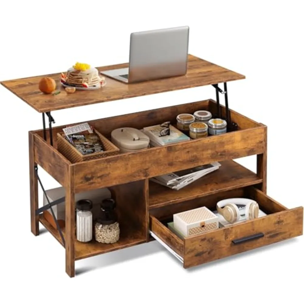 Lift Top Coffee Table with Drawer