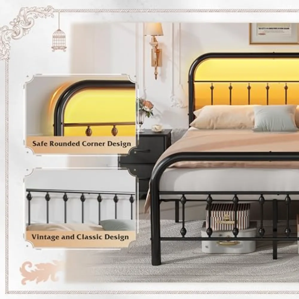 Metal Platform Bed Frame, view 4