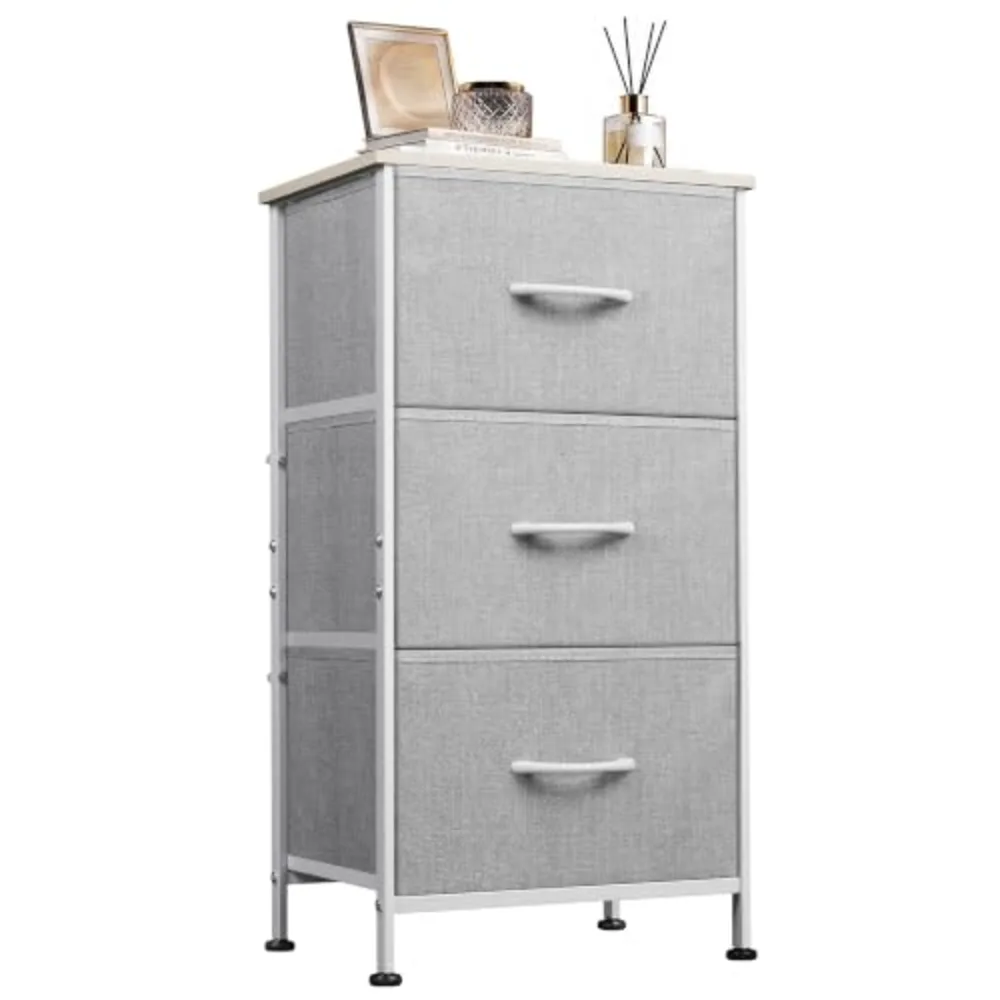 Nightstand with 3 Drawers, view 2