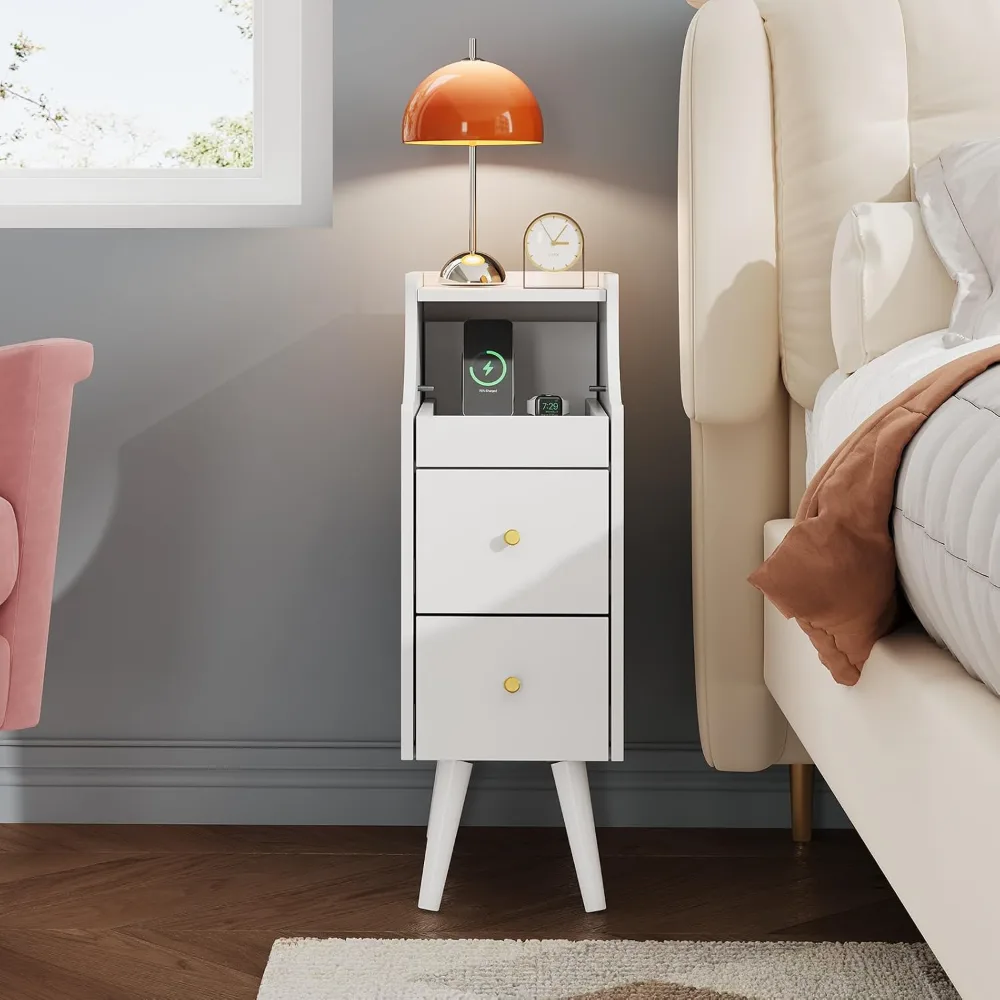 Small Nightstand with Drawers, view 6