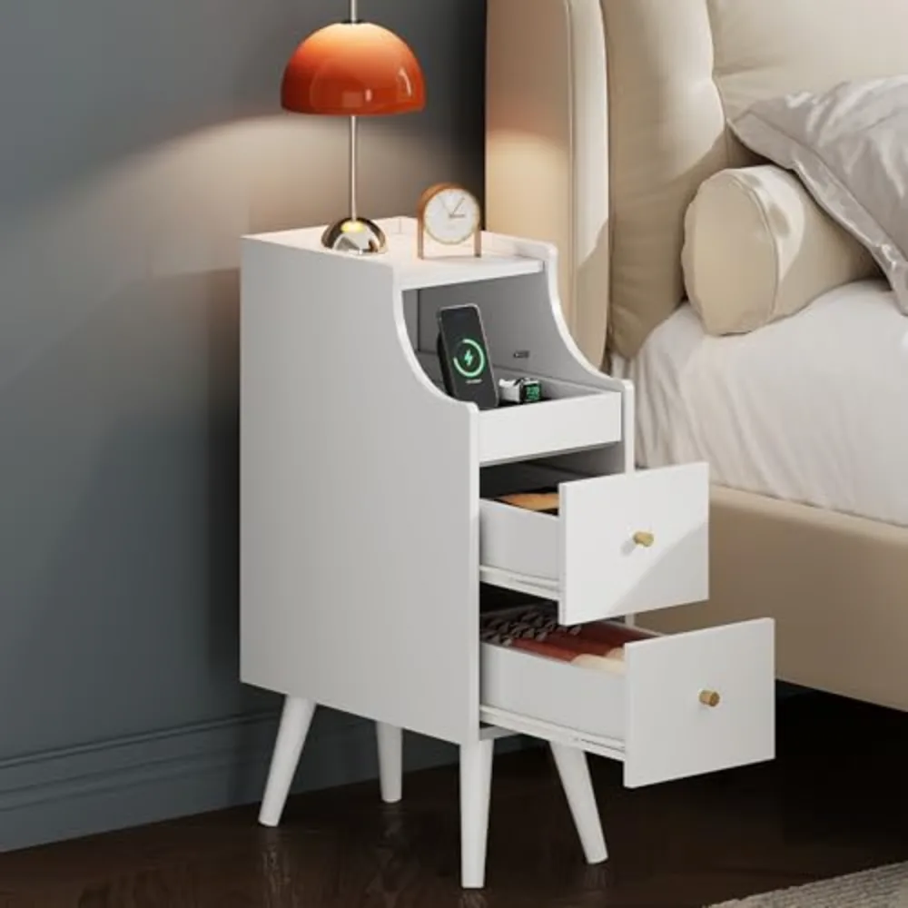 Small Nightstand with Drawers