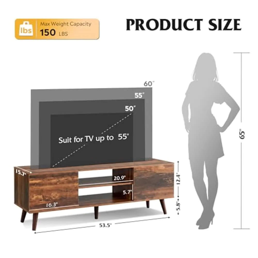 TV Stand for 55 60 Inch TV, view 3