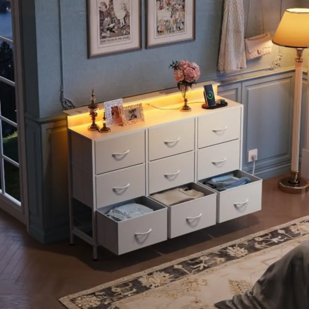 White Dresser TV Stand for 45, view 4