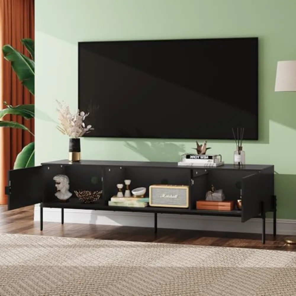 WLIVE 58" TV Stand for 65 Inch TVs, view 2