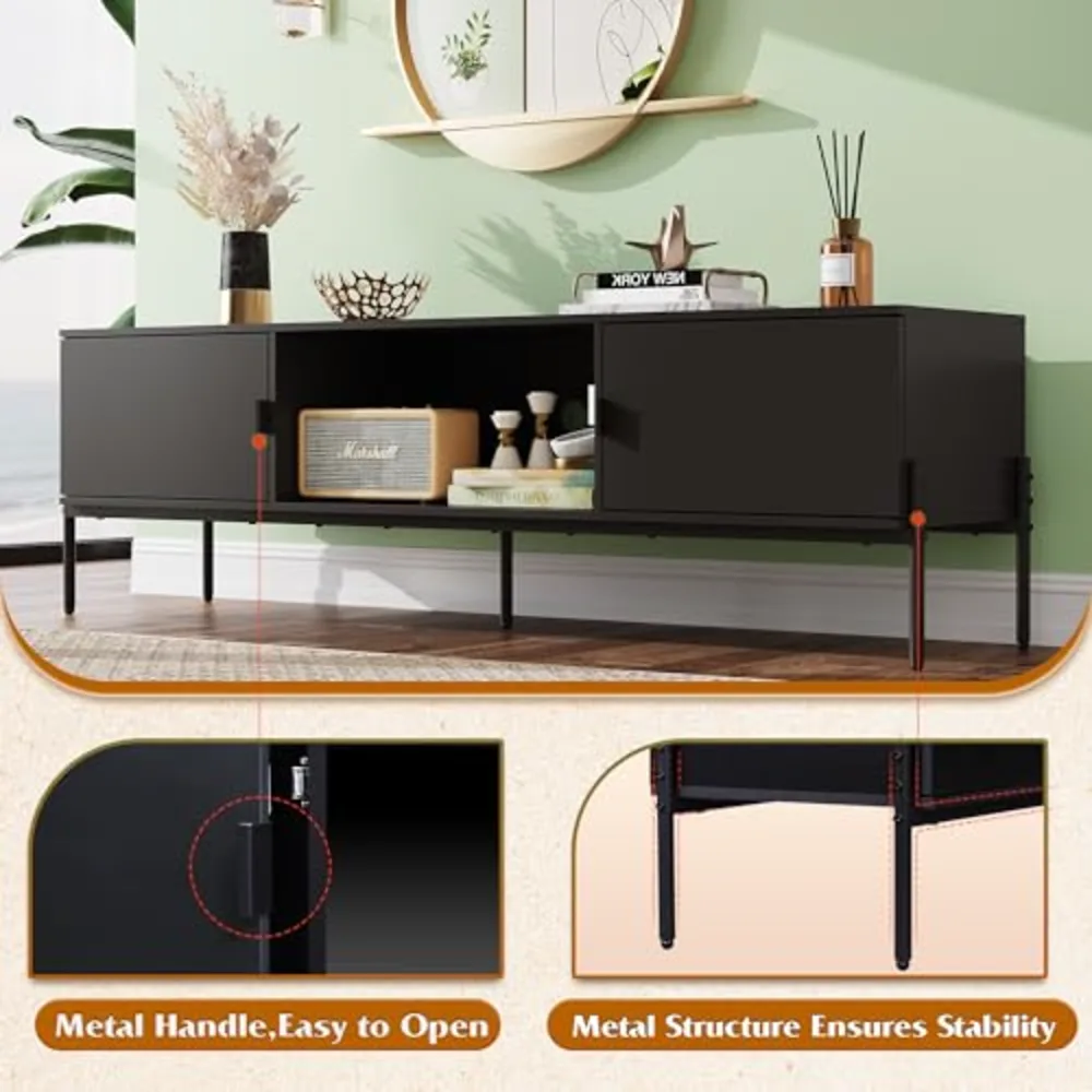 WLIVE 58" TV Stand for 65 Inch TVs, view 5