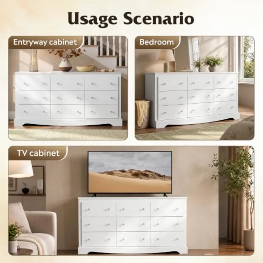WLIVE 63" Dresser for Bedroom, view 5