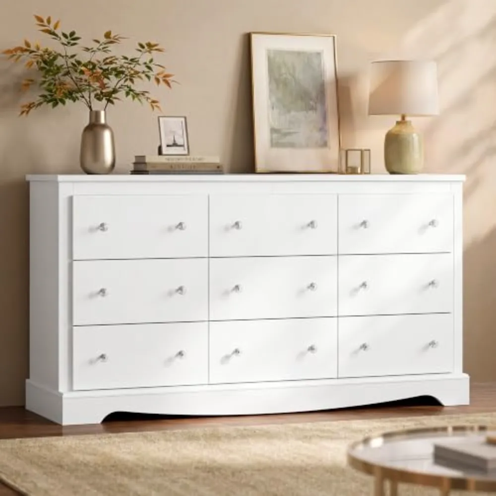 WLIVE 63" Dresser for Bedroom