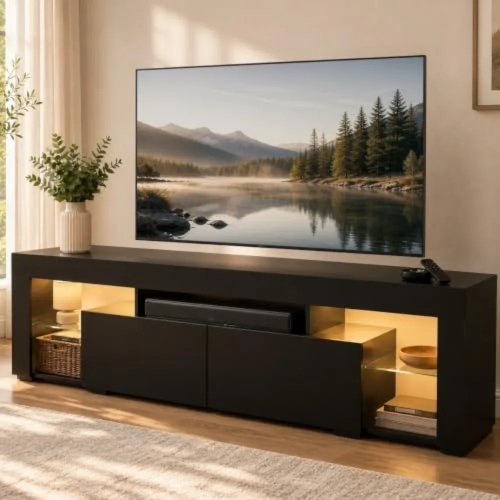WLIVE 63 Inch TV Stand for 55/65/70 Inch TVs