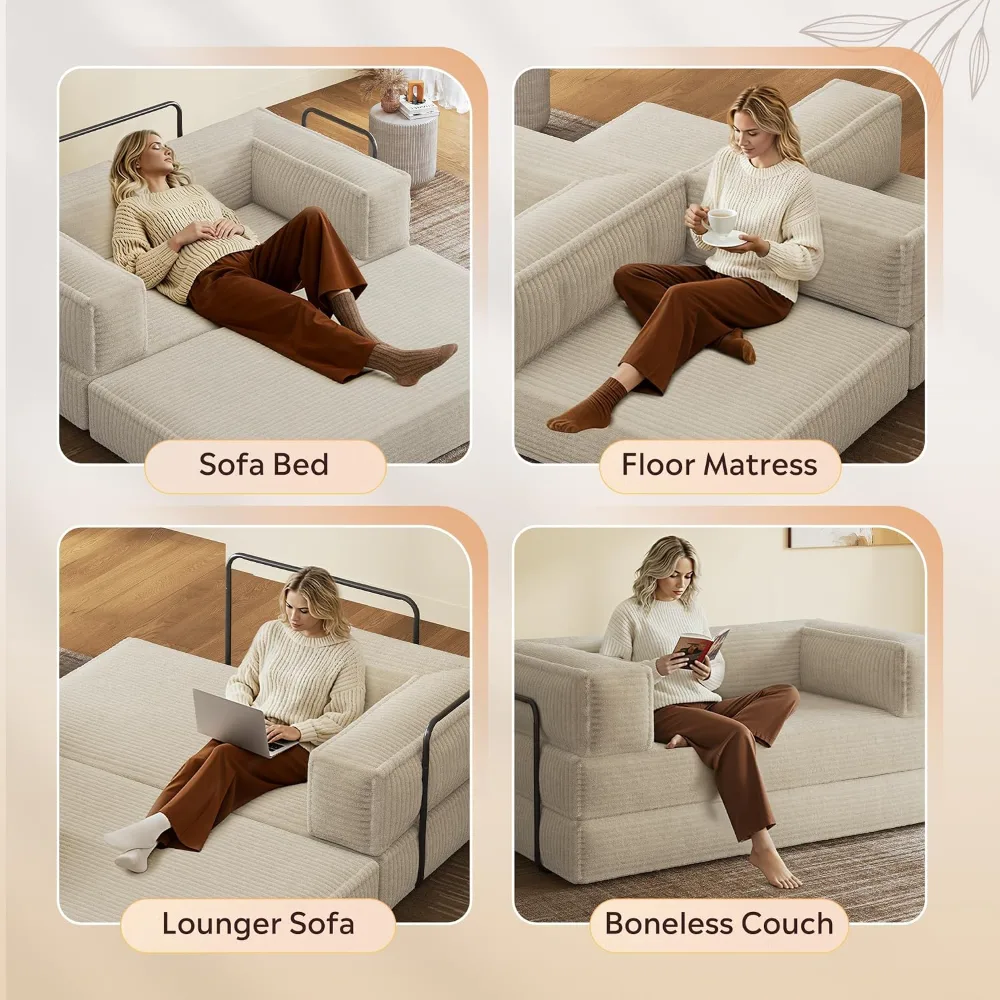 WLIVE 71'' Futon Sofa Bed, view 6