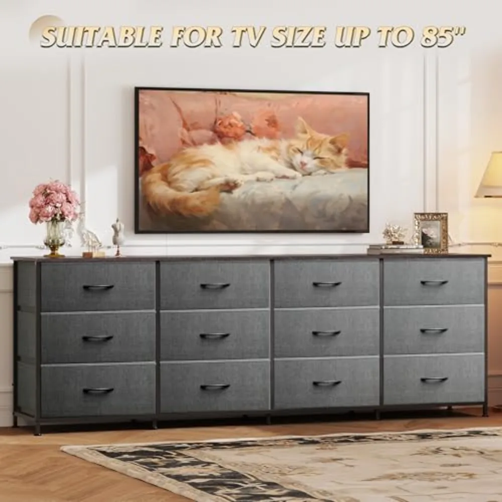 WLIVE 75.5'' Dresser for Bedroom, view 4