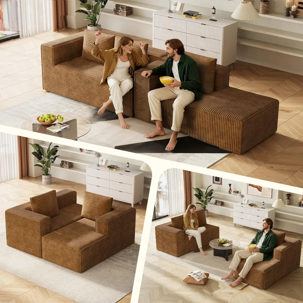 WLIVE 87'' Futon Sofa Bed, view 6