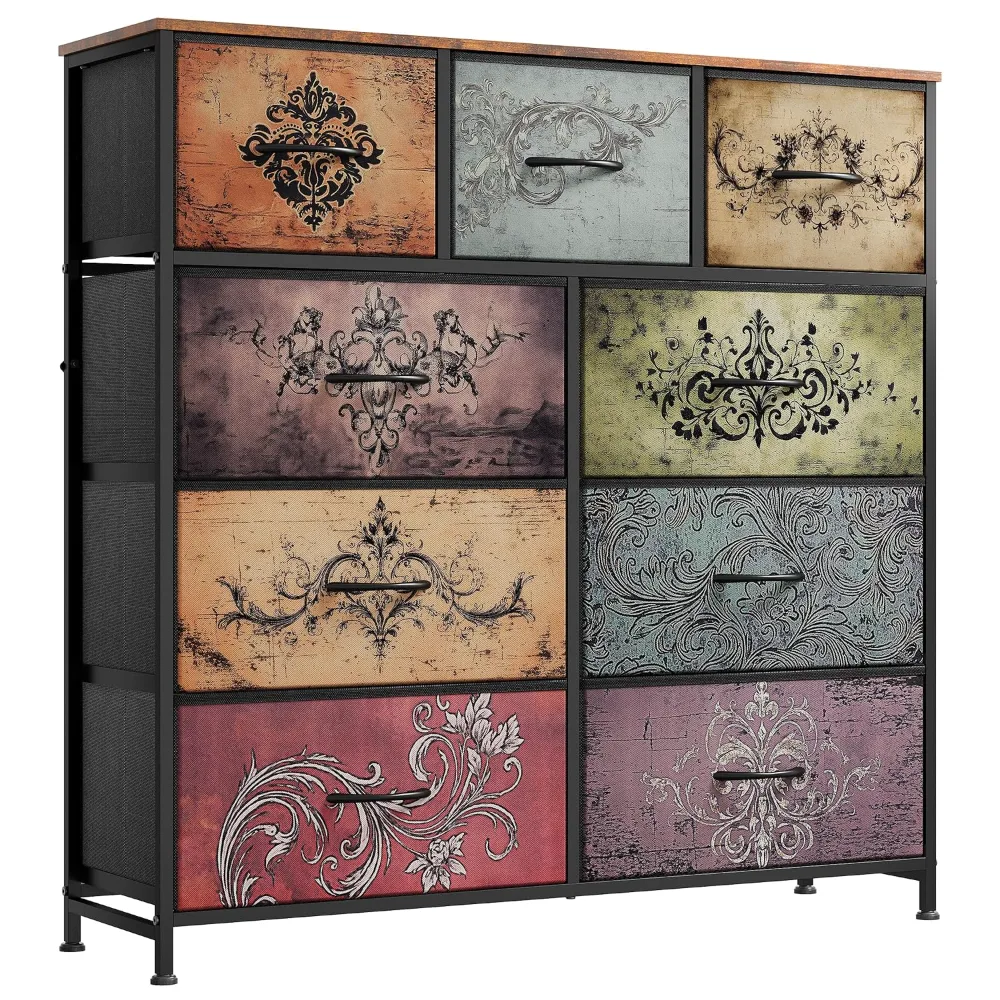 WLIVE 9-Drawer Dresser Fabric Storage Tower for Bedroom, view 6