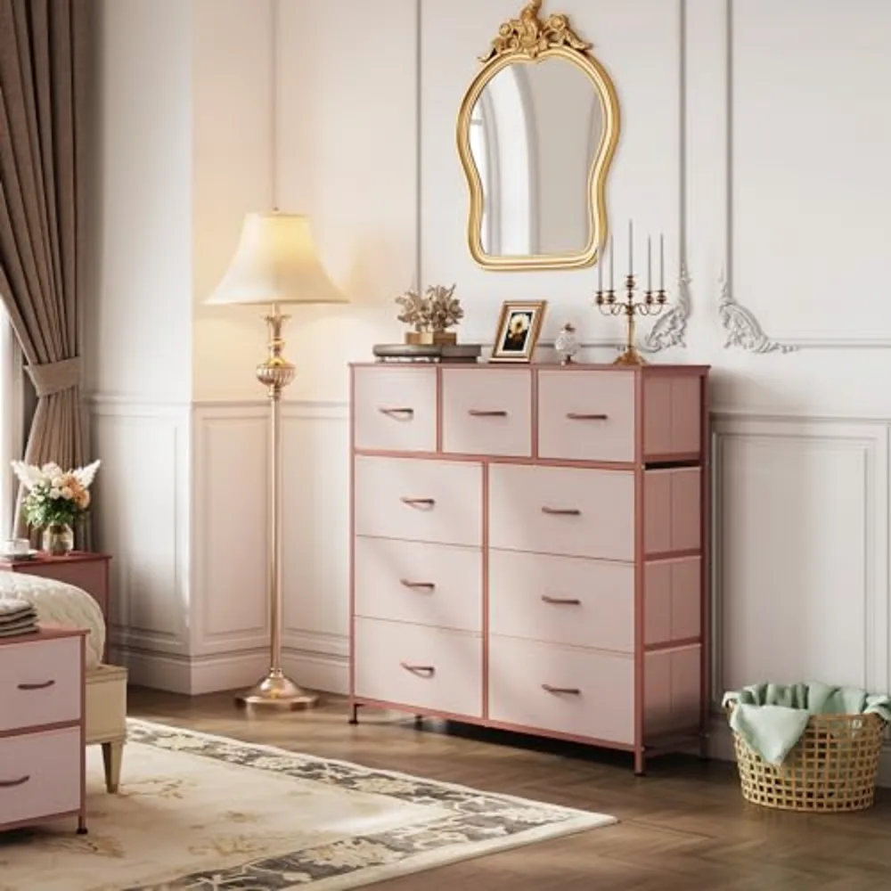 WLIVE 9-Drawer Dresser Fabric Storage Tower for Bedroom, view 4