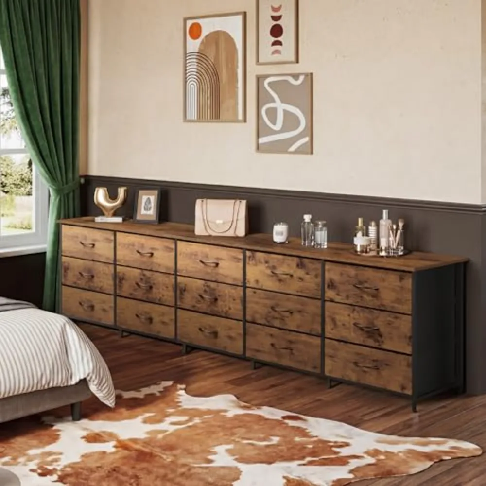 WLIVE 92 Inch Long Dresser for Bedroom, view 3
