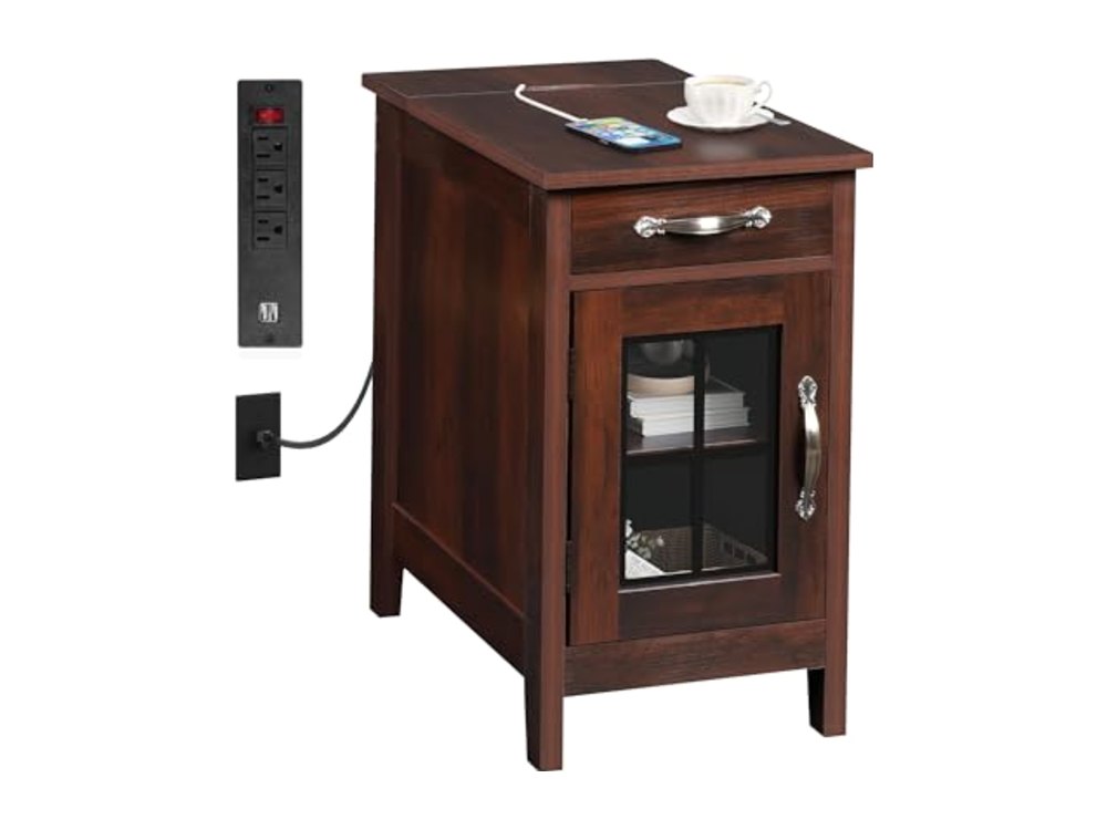 End Table with Charging Station