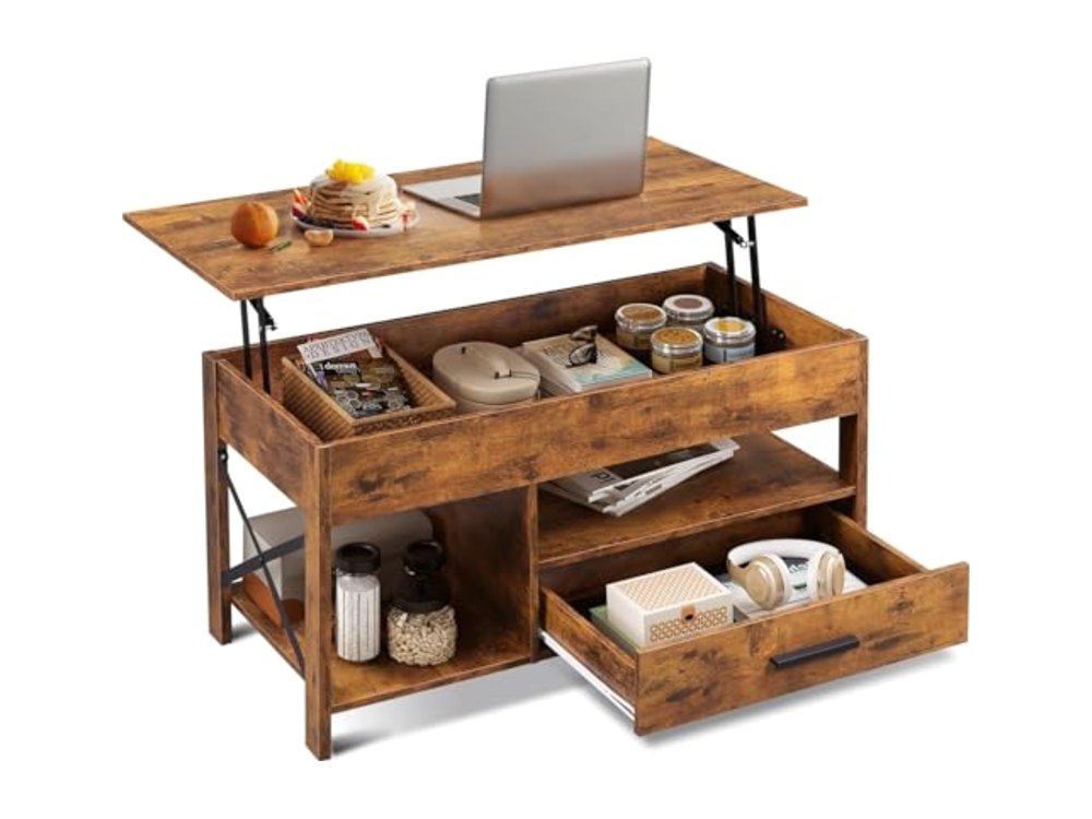 Lift Top Coffee Table with Drawer