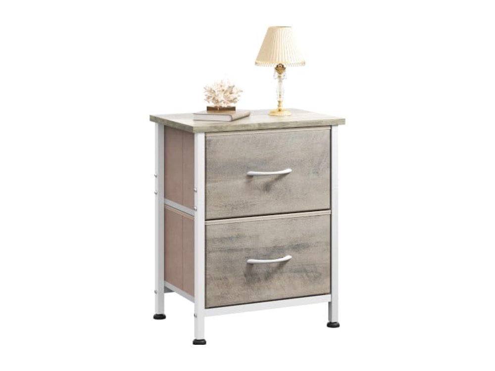 Nightstand 2 Drawer Dresser for Bedroom