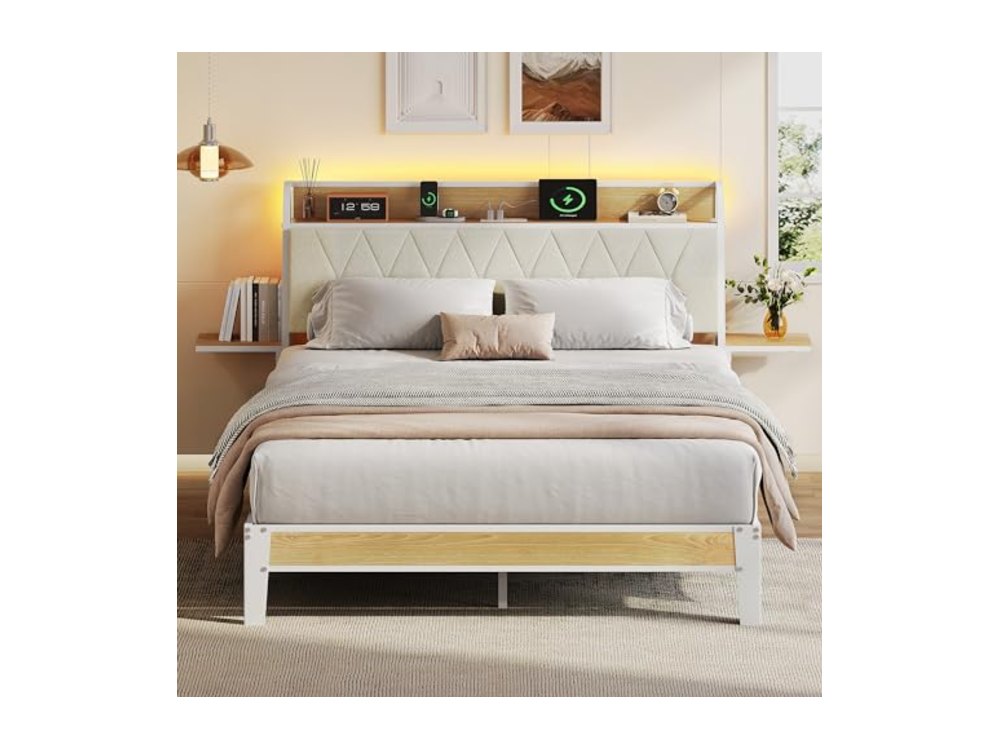 Queen Bed Frame with Headboard
