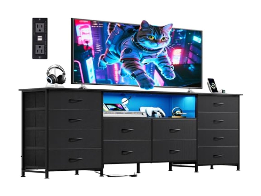 WLIVE 12 Drawer Dresser for Bedroom
