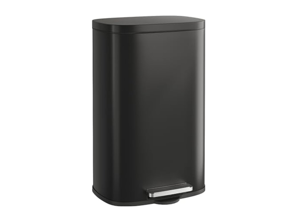 WLIVE 13 Gallon Stainless Steel Trash Can with Inner Bucket
