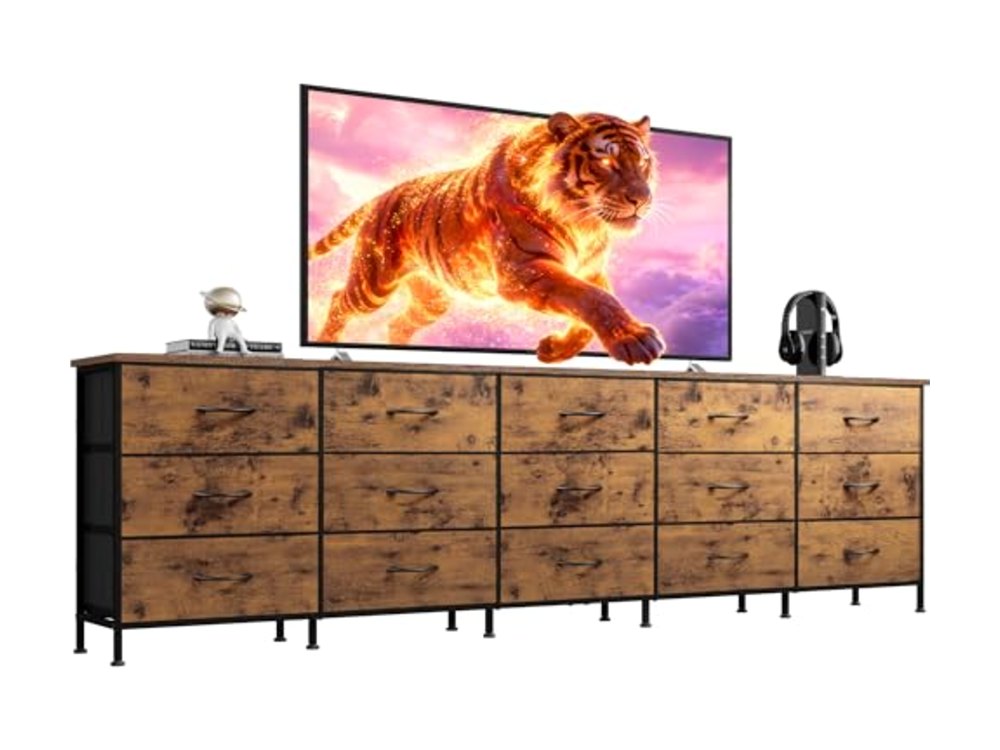 WLIVE 92 Inch Long Dresser for Bedroom